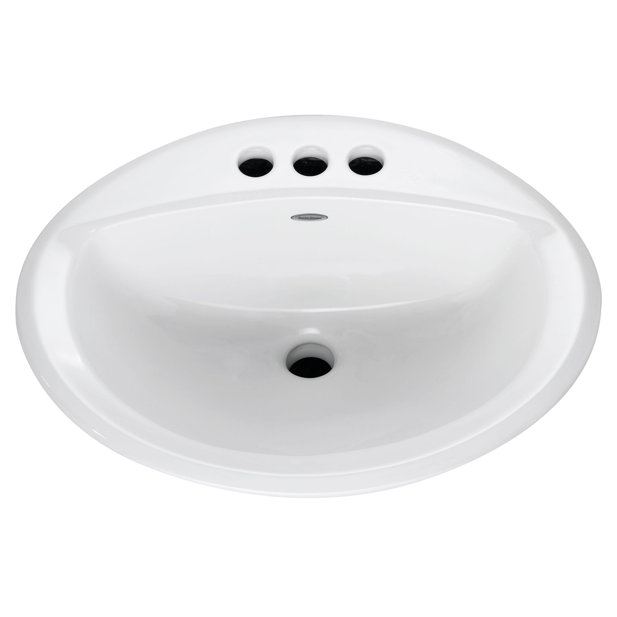 Aqualyn Drop In Sink With 4 Inch Centerset WHITE